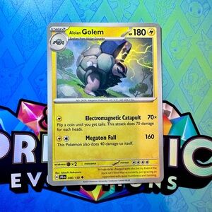 alolan golem (046/159) - uncommon — pokémon: journey together